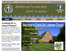 Tablet Screenshot of gloriadeiwichita.com